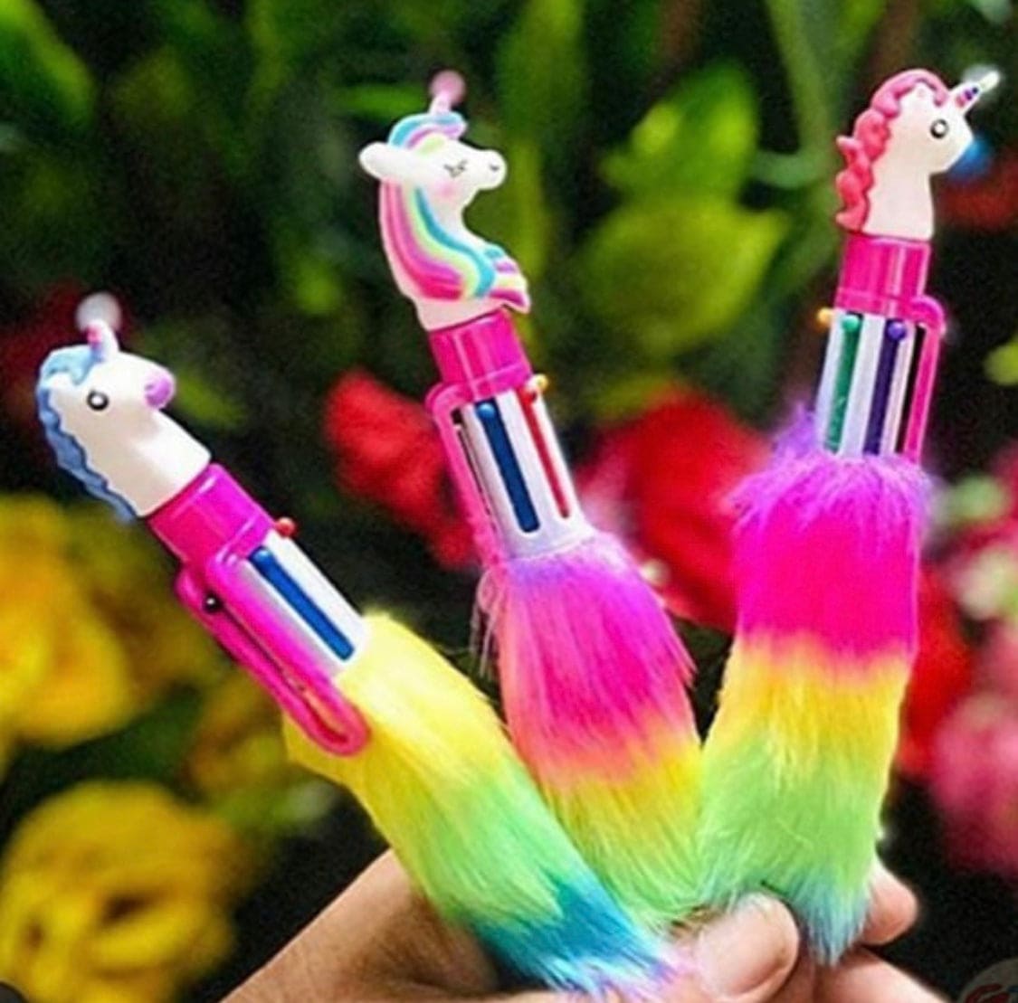 Unicorn Feather Ball Point Pen, Plush Cute Multicolor Office Signature Pen, Romantic Stationery Gift Unicorn Feather Ball Point Pen, Plush Cute Multicolor Office Signature Pen, Romantic Stationery Gift